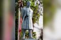 The Jawaharala Nehru statue that was blackened was later said to have been cleaned by the civic body. - Sakshi Post
