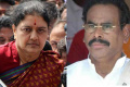 Sasikala and her husband M. Natarajan - Sakshi Post