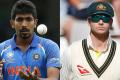 Jasprit Bumrah And Steve Smith&amp;amp;nbsp; - Sakshi Post