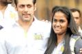 Salman Khan with Arpita Khan - Sakshi Post
