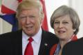 Donald Trump and Theresa May - Sakshi Post