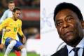 Neymar and Brazilian legendary footballer Pele Neymar and Brazilian legendary footballer Pele - Sakshi Post