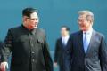 Kim was accorded a ceremonial welcome before launching the talks on peace and prosperity of the Korean Peninsula, Xinhua news agency reported. - Sakshi Post
