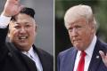 Kim Jong Un and Donald Trump - Sakshi Post