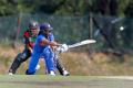 Indian cricketer Harman Kaur hits a boundary against Bangladesh during Asia Cup 2018, in Kuala Lumpur, Malaysia on Wednesday. &amp;amp;nbsp; - Sakshi Post