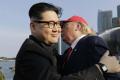 North Korean leader Kim Jong Un and President Donald Trump. - Sakshi Post