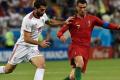 Iran held Portugal to a 1-1 draw in their final Group B match Iran held Portugal to a 1-1 draw in their final Group B match - Sakshi Post