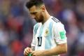 Lionel Messi’s Argentina crashed out of World Cup 2018 after losing to France in the Round of 16. - Sakshi Post