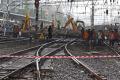 The huge and long cracks on the upper surface which were noticed around dawn today, locals said. - Sakshi Post