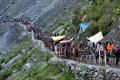 Brarimarg falls on the Baltal route of the Amarnath yatra. (Representational photo) - Sakshi Post