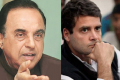 Rajya Sabha MP  Subramanian Swamy - Congress President Rahul Gandhi - Sakshi Post