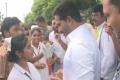 YSRCP President YS Jagan Mohan Reddy interacting with nursing students - Sakshi Post