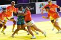 women’s team Group A kabaddi match between India and Sri Lanka at the 2018 Asian Games in Jakarta on August 21, 2018. - Sakshi Post