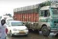 Scores of vehicles stranded on the Jammu-Srinagar highway. (Representational) - Sakshi Post
