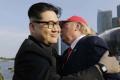 US President Donald Trump said he and North Korea’s Kim Jong Un have fallen “in love” - Sakshi Post