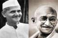 Mahatma Gandhi and Lal Bahadur Shastri - Sakshi Post