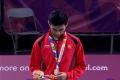 Promising Indian shuttler Lakshya Sen settled for a silver medal after he lost the men’s singles summit clash against Li Shifeng of China - Sakshi Post