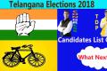 Telangana Congress-TDP Candidates List Out - Sakshi Post