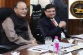 Union Finance Minister Arun Jaitley , RBI Governor Urijit Patel - Sakshi Post