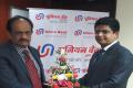 PS Rajan,General Manager, Union Bank and Ramesh Bhist,CFO Mynd Solutions Pvt Limited. - Sakshi Post