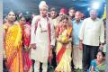Pandipelli Ramesh with his new bride - Sakshi Post