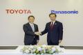 Toyota, Panasonic Announce Electric Car Battery Tie-Up Toyota, Panasonic Announce Electric Car Battery Tie-Up - Sakshi Post