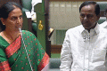 MLA Sabitha Indra Reddy and Telangana Chief Minister K Chandrashekhar Rao - Sakshi Post