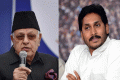 National Conference leader Farooq Abdullah and YSRCP Chief YS Jagan Mohan Reddy - Sakshi Post