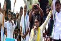 YS Jagan Mohan Reddy aand YS Sharmila addressing mammoth gathering as a paert of election campaign. - Sakshi Post