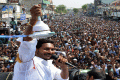 YS Jagan Mohan Reddy addressing the mammoth gathering as a part of election campaign - Sakshi Post