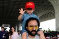 Saif Ali Khan with his son Taimur - Sakshi Post