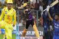 MS Dhoni, Andre Russell And Hardik Pandya - Sakshi Post