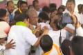 A scuffle broke out between former Rajya Sabha member V Hanumantha Rao and Tribal Leader Gajjala Nagesh - Sakshi Post