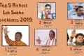 Top 5 Richest Lok Sabha Candidates 2019 - Sakshi Post