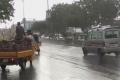 Rains lashed out several parts of the city bringing with it strong winds and thunderstorms - Sakshi Post