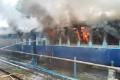 A major fire  burnt three coaches of the Silchar-Trivandrum Express train while stationary at station in Silchar - Sakshi Post