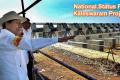 Chief Minister K Chandrasekhar Rao at Kaleshwaram Project site - Sakshi Post