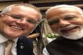 Australian PM Tweets Selfie With Modi - Sakshi Post