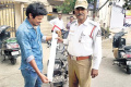 A biker riding a Bajaj Avenger (TS 07FH 1245) has as many as 77 pending challans against him A biker riding a Bajaj Avenger (TS 07FH 1245) has as many as 77 pending challans against him - Sakshi Post