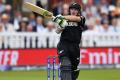 New Zealand once again put up a modest batting performance under overcast conditions to post 241 for eight against a quality England pace attack - Sakshi Post