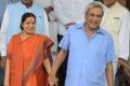 Sushma Swaraj with husband Swaraj Kaushal - Sakshi Post