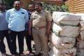 Acting on a tip off they conducted searches and seized 500 kg of ganja that sums up to a worth of RS 25 lakh. - Sakshi Post