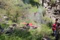 A helicopter engaged in relief and rescue operations in rain-ravaged Uttarkashi district of Uttarakhand crashed on Wednesday A helicopter engaged in relief and rescue operations in rain-ravaged Uttarkashi district of Uttarakhand crashed on Wednesday - Sakshi Post