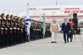 PM Modi Arrives In Russia; To Meet Putin, Attend Eastern Economic Forum - Sakshi Post