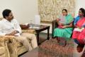 Tadikonda Dalit MLA Vundavalli Sridevi, Home Minister M Sucharitha Meet AP CM YS Jagan - Sakshi Post
