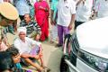 Villagers Blocked The Ministers Way - Sakshi Post