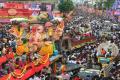 The immersion of nearly 55,000 idols concluded peacefully - Sakshi Post