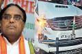 Ponnala Lakshmaiah Narrowly Escapes Road Accident - Sakshi Post