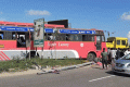4 Injured After TSRTC Bus Rams Into Car In Hayathnagar - Sakshi Post