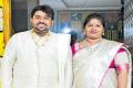 File photo of Reddy Gowtham with wife Lochini  File photo of Reddy Gowtham with wife Lochini  - Sakshi Post